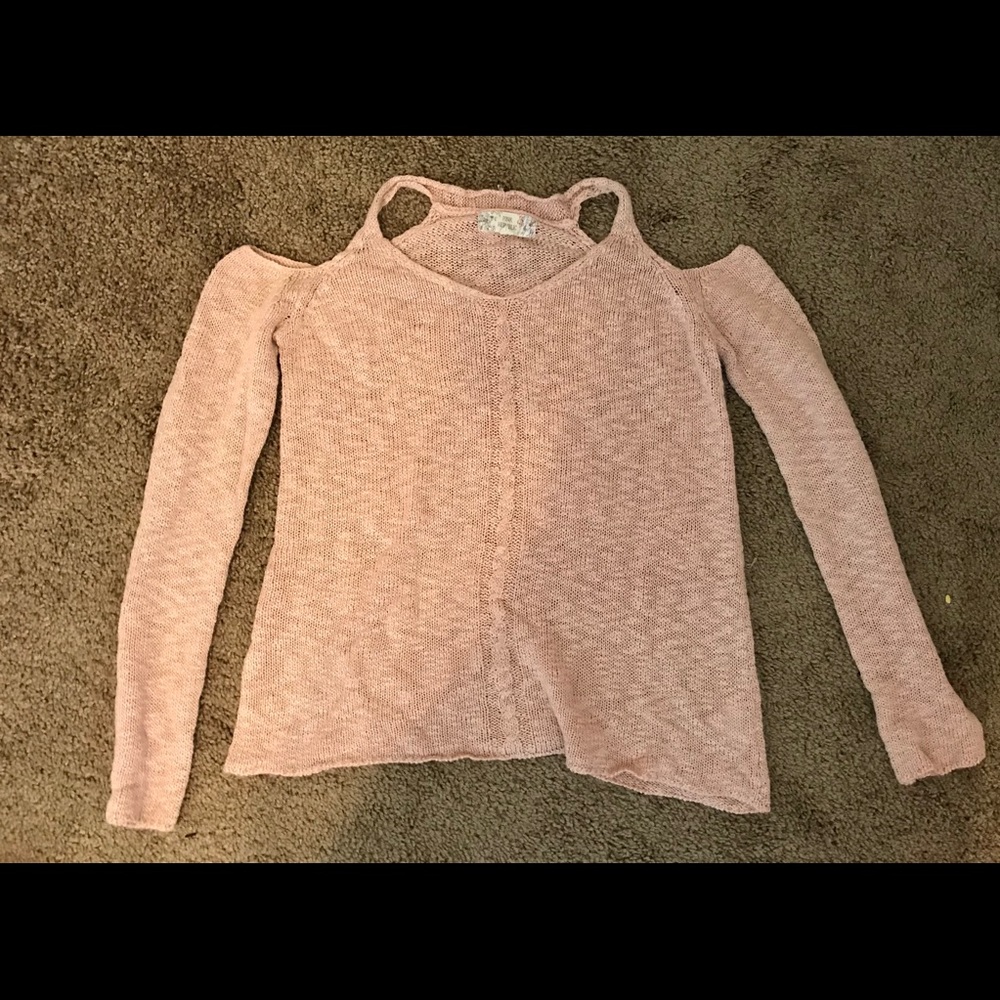 Pink Republic Cold Shoulder Sweater